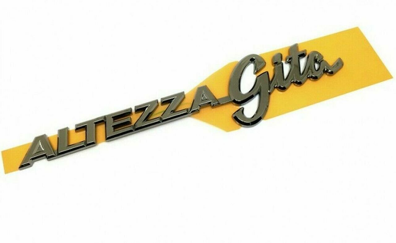 Toyota Altezza GITA GXE10W Genuine Back Door Emblem Badge Name Plate OEM Japan