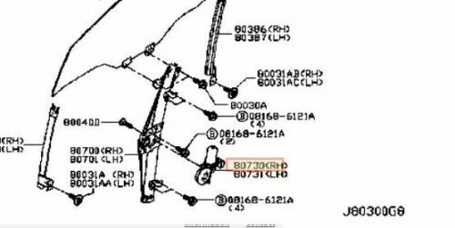 Nissan Window Motor T32 X-TRAIL RH 80731-4CA1A OEM New Genuine