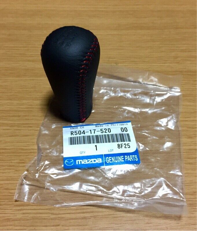 MAZDA RX-7 FD3S SPIRIT-R GENUINE RED STITCH SHIFT KNOB OEM JDM