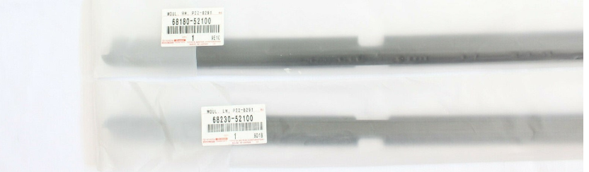 Toyota Yaris Vitz 2005-10 OEM Genuine Outer Door Weatherstrip Rear Moulding SET