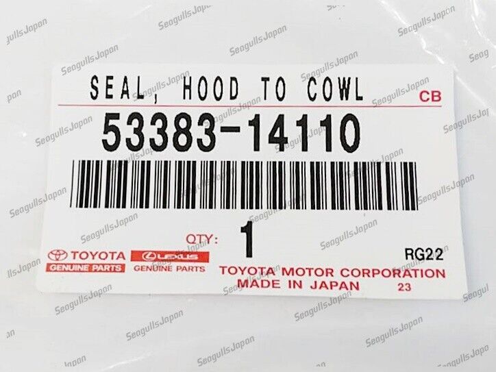 Toyota Genuine Supra Mark 4 JZA80 Hood Bonnet Cowl Top Seal OEM 53383-14110