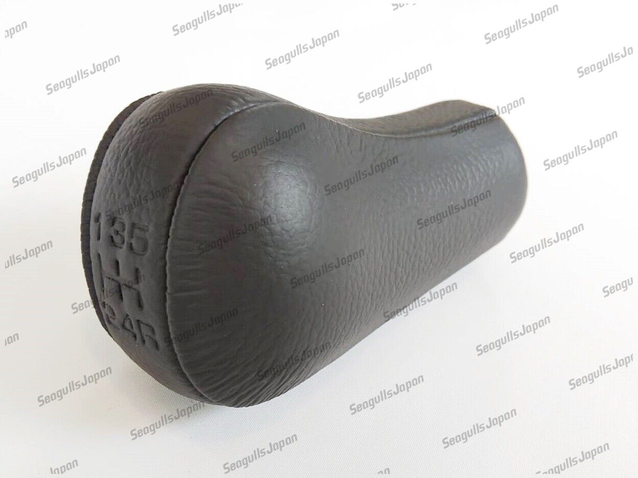 NISSAN SKYLINE GEAR SHIFT KNOB GTR R32 R33 R34 BNR32 BCNR33 GENUINE LEATHER