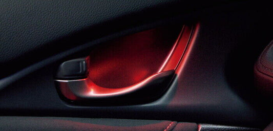 HONDA Genuine CIVIC Type-R FC1 FK7 FK8 Inner Door Handle RED LED LIGHT Kit OEM