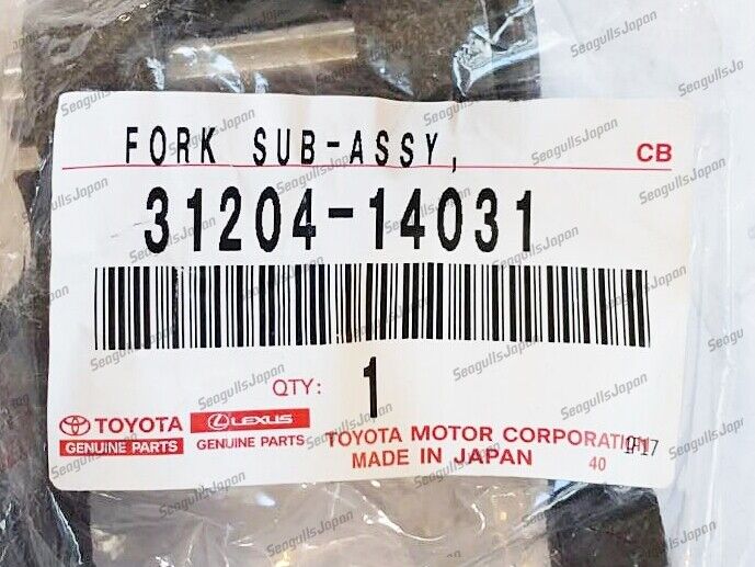 Genuine OEM TOYOTA R154 Transmission Clutch Release Fork & Support & Spring Set