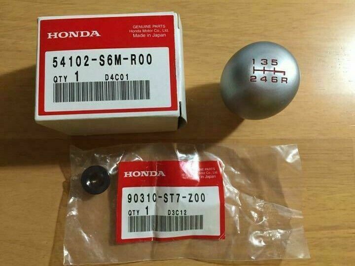 HONDA S2000 AP1 AP2 GENUINE 6MT Oval Shift Knob & Nut Set OEM JDM