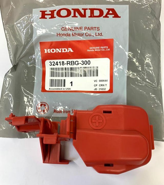 Genuine Battery Cable Terminal Cover Positive Red 32418-RBG-300 F/S Honda