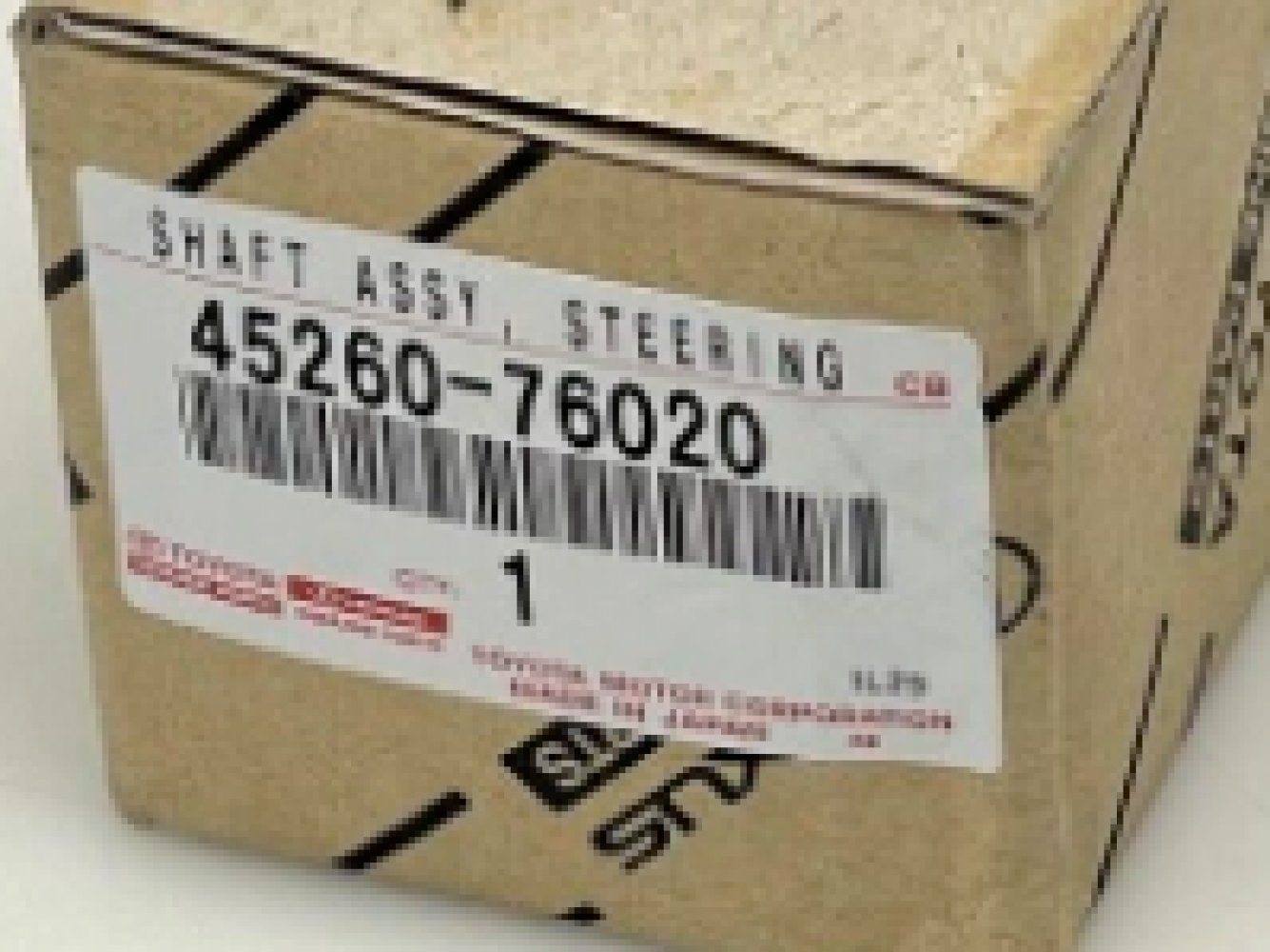 TOYOTA GENUINE LEXUS CT200H Steering Intermediate Shaft 45260-76020