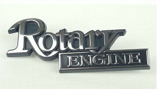 Mazda Genuine 1979-1980 RX-7 Classic Rotary Rear Engine Emblem 3743-69-085