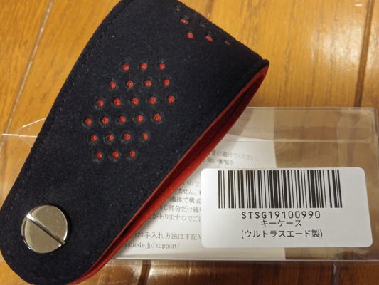 SUBARU WRX STI Genuine suede black key case STSG19100990 JDM Japan OEM