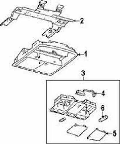 MAZDA GENUINE LAMP SP BBM7-69-974