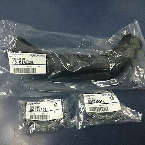Subaru Lower Radiator Hose Clamp Kit 45161AE020 091748014 x2 F/S Genuine