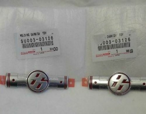 Genuine 13-16 Scion FRS 86 ZN6 Red Side Emblems Pair SU003-03126 x2 F/S Toyota